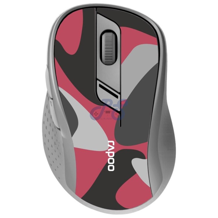 rapoo m500 wireless mouse camouflage red