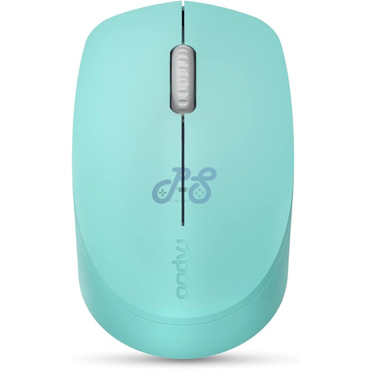 rapoo m100 wireless mouse light green