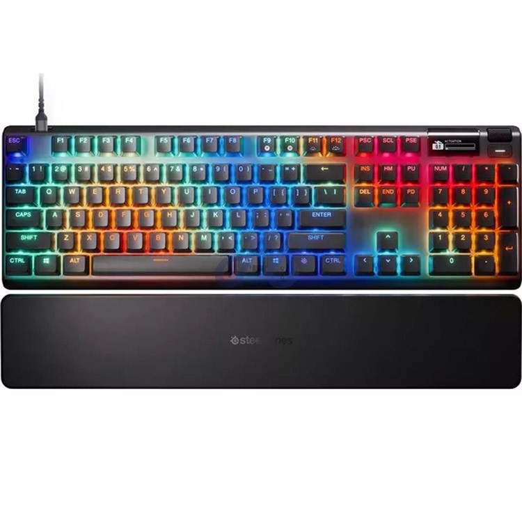 steelseries apex pro gen 3 magnetic gaming keyboard hypermagnetic omnipoint 30 switch black