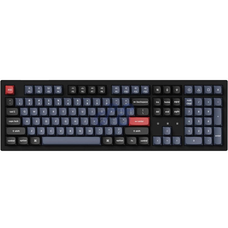 keychron k10 pro wireless mechanical keyboard hotswappable red switch