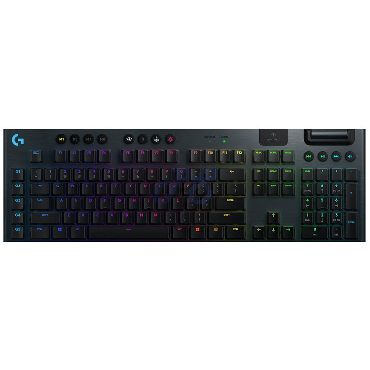 logitech g913 lightspeed wireless rgb mechanical gaming keyboard gl clicky switch