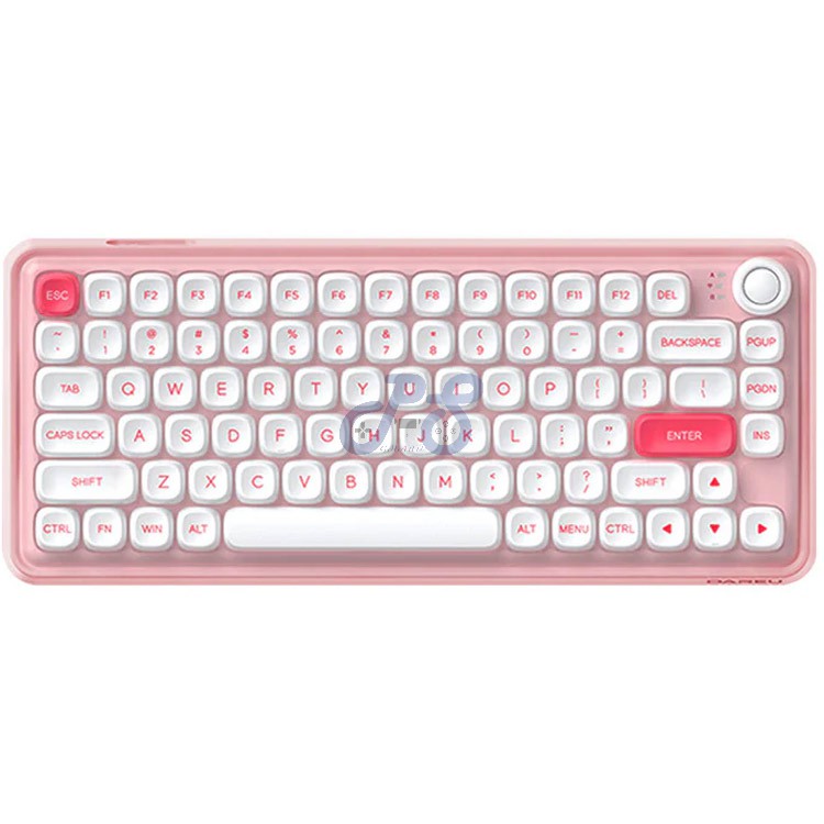 dareu z82 wireless mechanical keyboard candy pink
