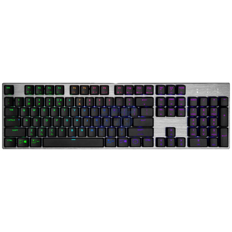 cooler master sk653 wireless mechanical gaming keyboard blue switches gunmetal gray