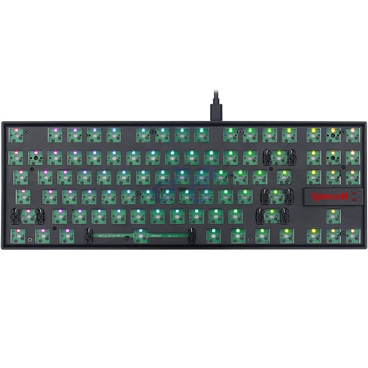 redragon kumara bbk552 compact mechanical gaming keyboard barebone edition
