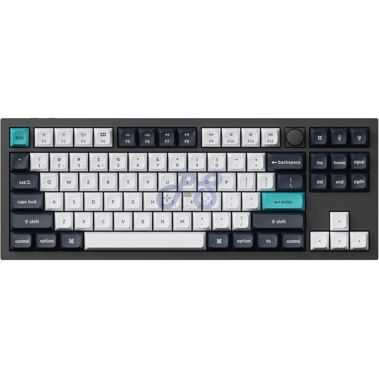 keychron q3 max qmkvia wireless custom mechanical keyboard gateron jupiter brown switch carbon black
