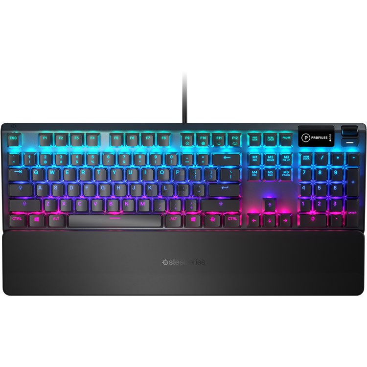 steelseries apex 5 hybrid mechanical gaming keyboard