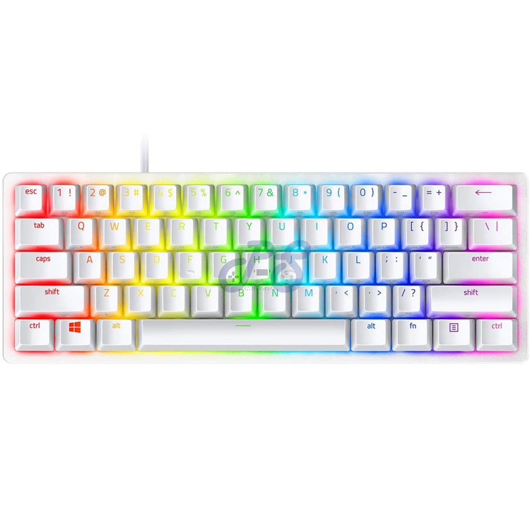 razer huntsman mini optical keyboard clicky switch mercury white edition