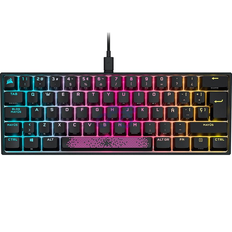 corsair k65 rgb mini mechanical gaming keyboard cherry mx red switch