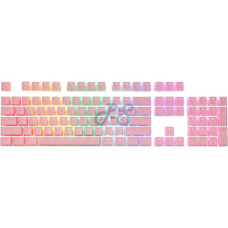 redragon a130 doublshot pbt keycaps for mechanical keyboard pink