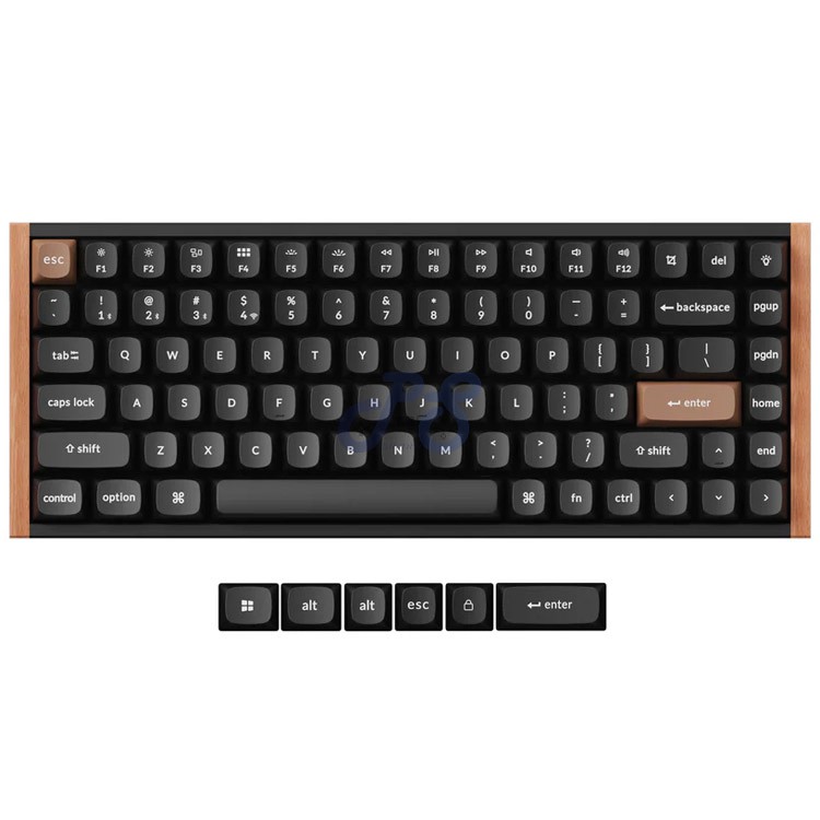 keychron k2 he wireless magnetic custom keyboard gateron doublerail magnetic nebula switch special edition black