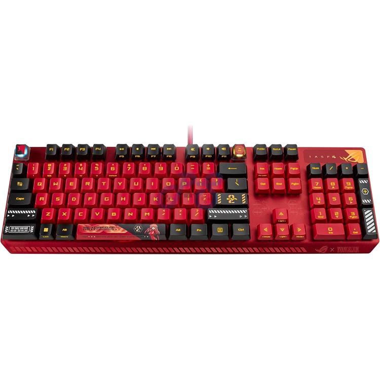 asus rog strix scope rx optical gaming keyboard rox rx red switch eva02 edition