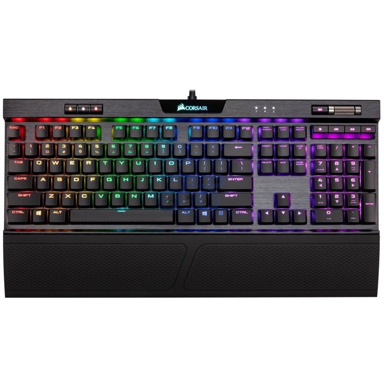corsair k70 rgb mk2 mechanical gaming keyboard cherry mx speed switch