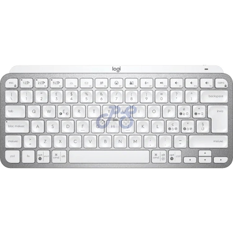 logitech mx keys mini wireless keyboard pale grey