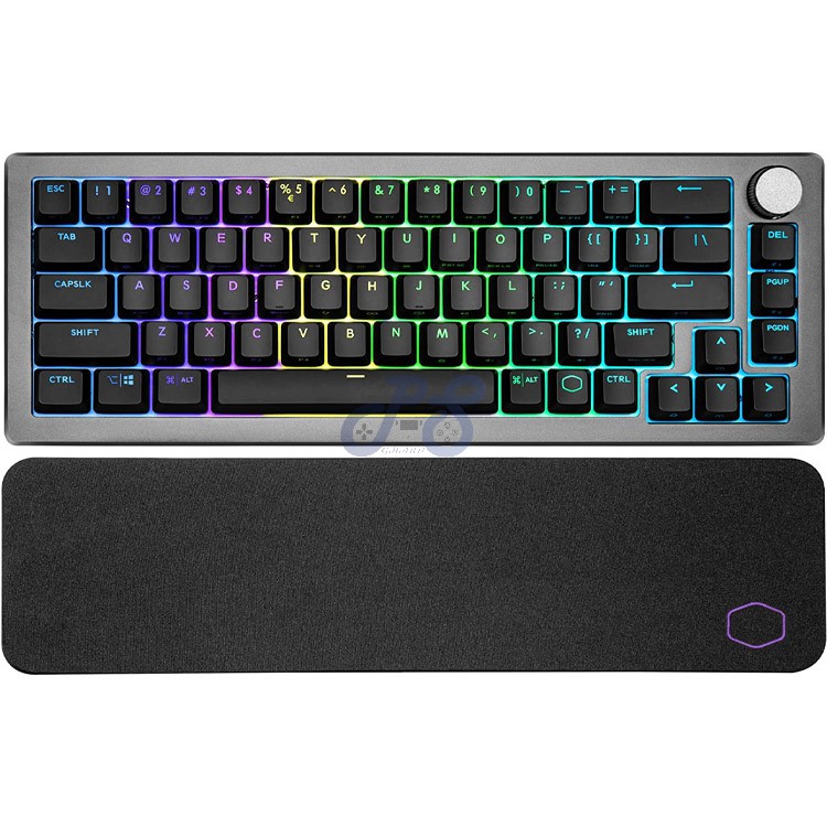 cooler master ck721 mechanical wireless gaming keyboard blue switches space gray