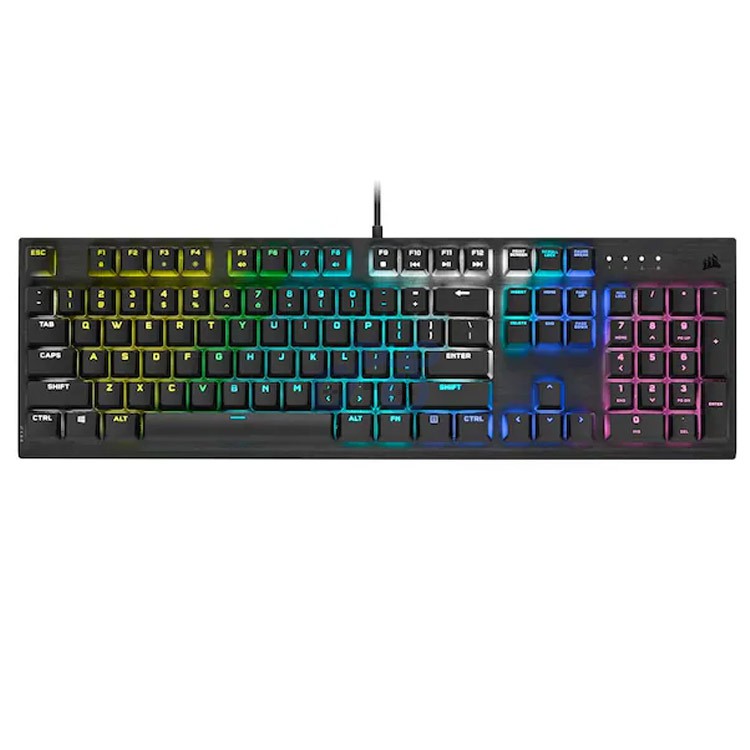 corsair k60 rgb pro mechanical gaming keyboard cherry mv switch