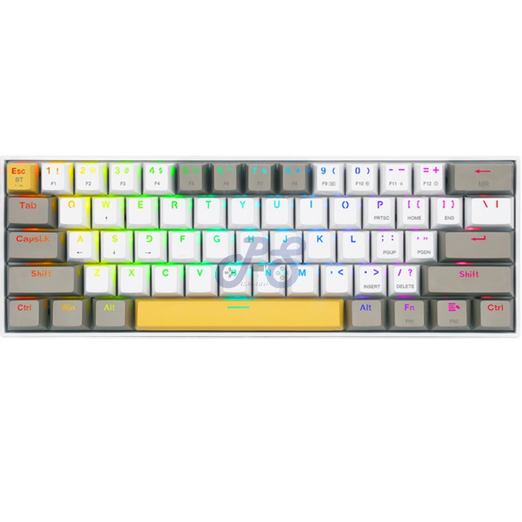 redragon draconic k530 pro wireless mechanical keyboard brown switch oggy white
