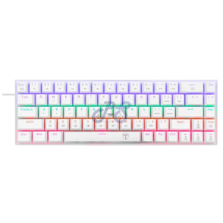 tdagger viator mechanical gaming keyboard red switch white