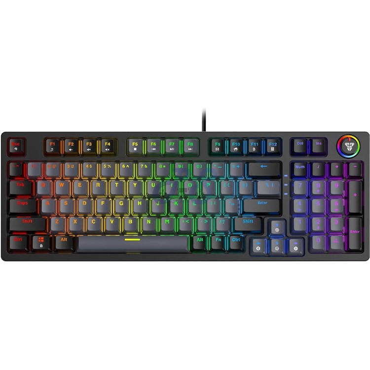 fantech atom96 mk890 mechanical gaming keyboard red switch
