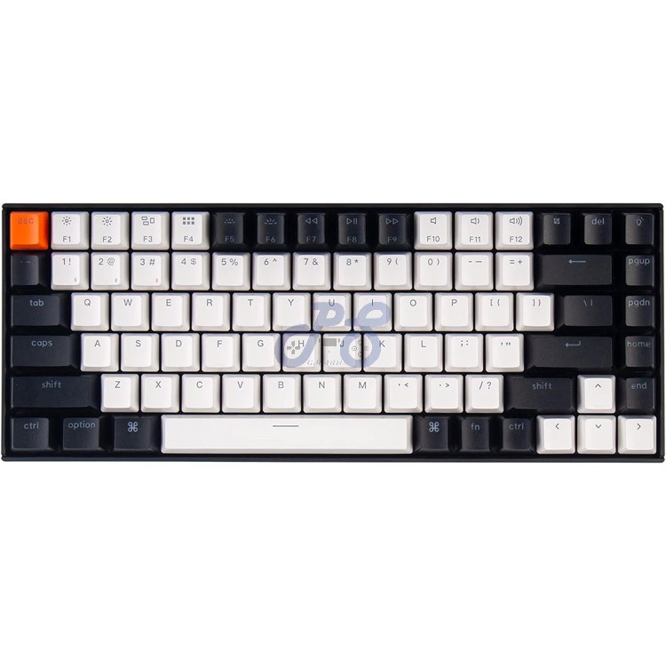 keychron k2v2 compact wireless mechanical keyboard red switch white