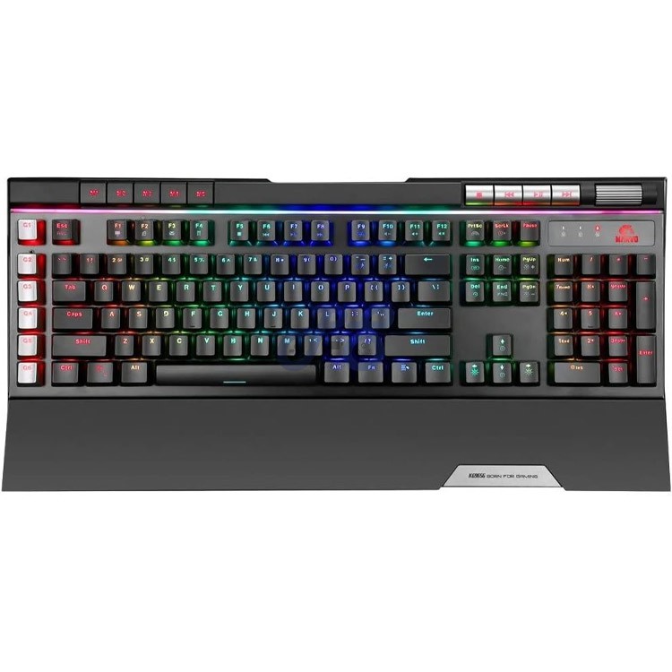marvo kg965g mechanical gaming keyboard blue switch