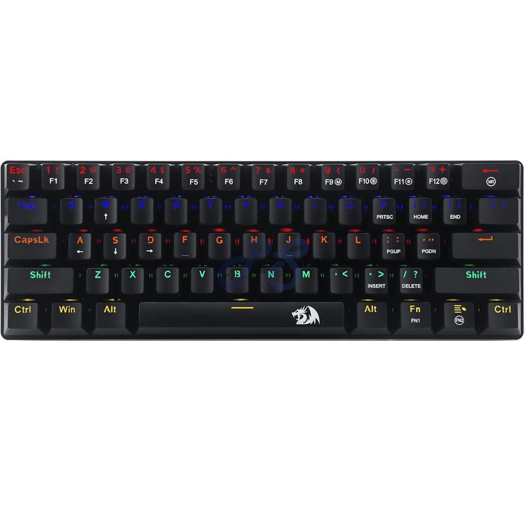 redragon jax mechanical gaming keyboard brown switch black