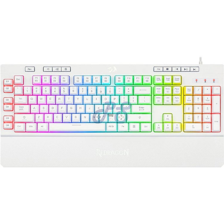 redragon shiva k512 rgb gaming keyboard white