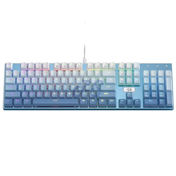 redragon devarajas mechanical gaming keyboard red switch gradient blue