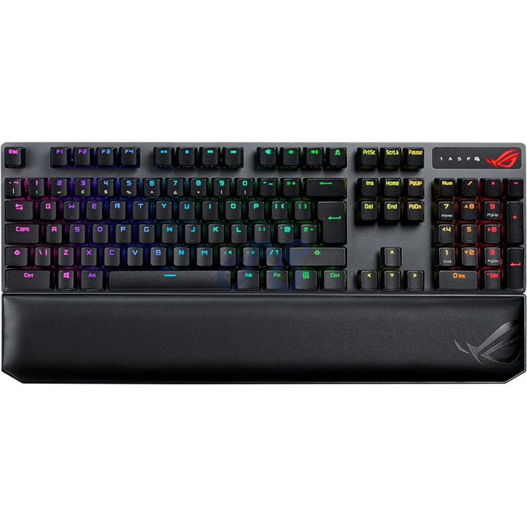 asus rog strix scope nx wireless deluxe mechanical gaming keyboard rog nx red switch