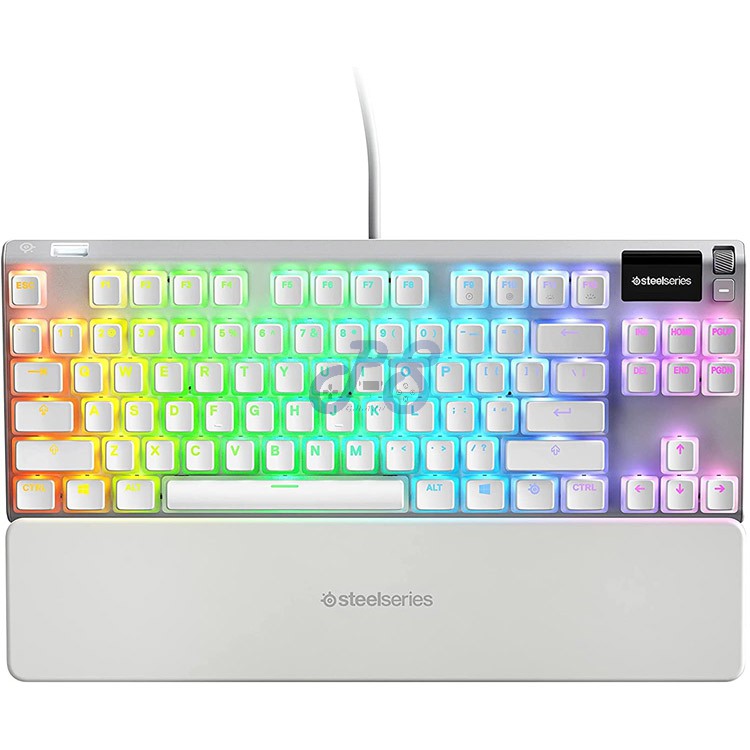 steelseries apex 7 tkl ghost mechanical gaming keyboard limited edition red switches