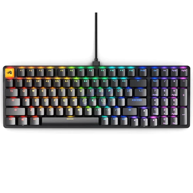 glorious gmmk 2 fullsize mechanical gaming keyboard black