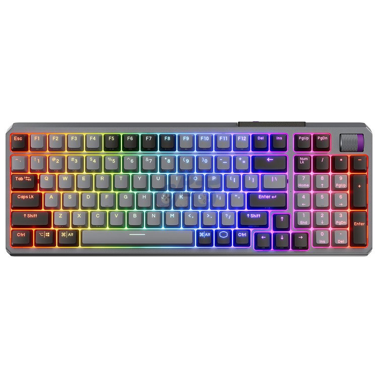 cooler master mk770 wireless hybrid gaming keyboard kailh box v2 switch space gray