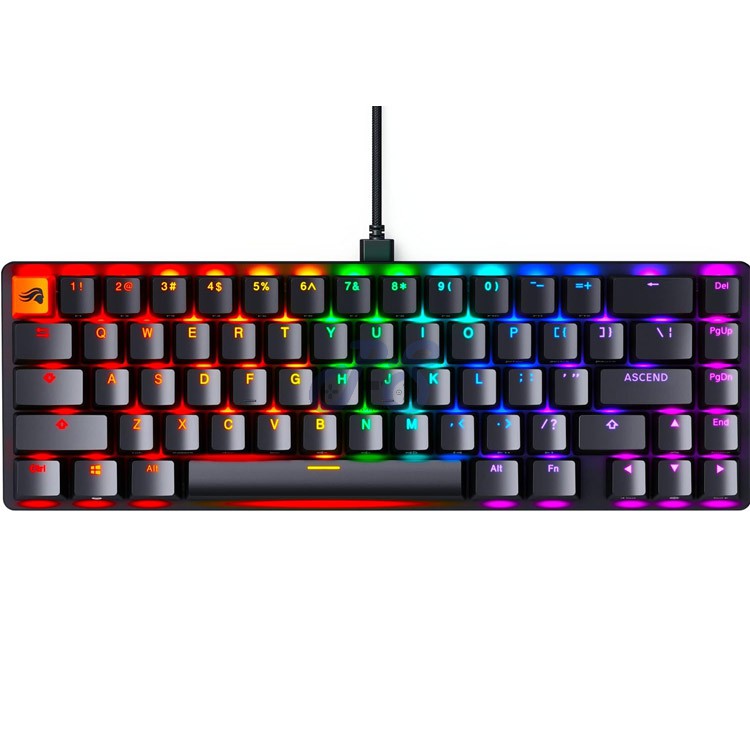 glorious gmmk 2 compact mechanical gaming keyboard black