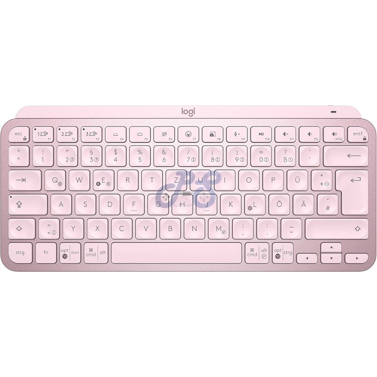 logitech mx keys mini wireless keyboard rose