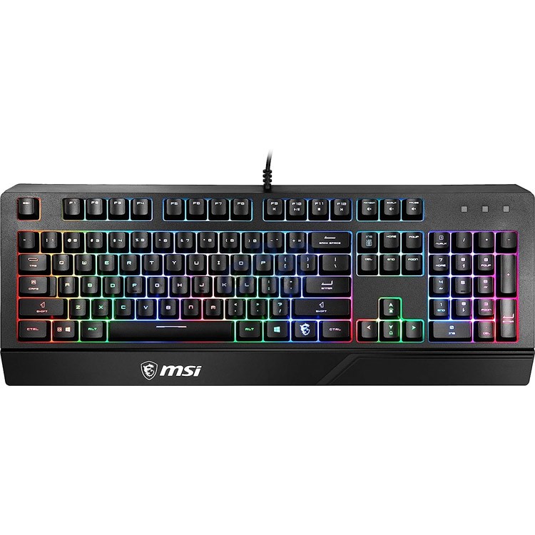 msi vigor gk20 membrane gaming keyboard