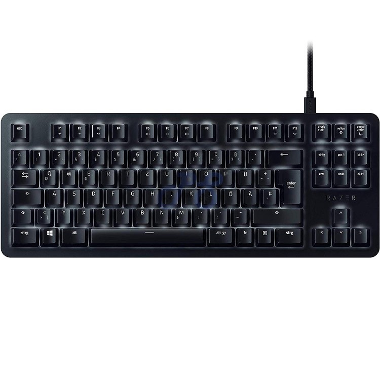 razer blackwidow lite mechanical gaming keyboard orange switch black