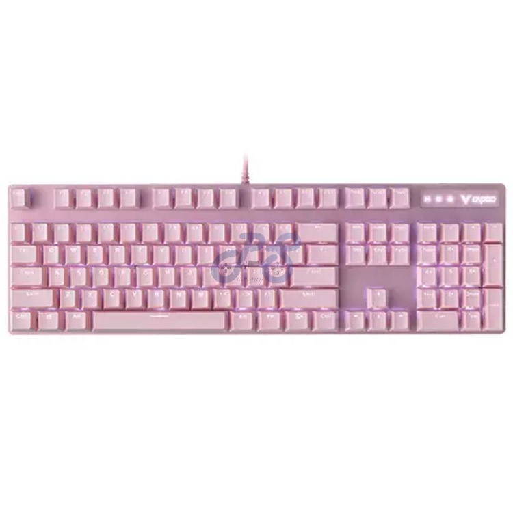 rapoo v500 pro mechanical gaming keyboard pink