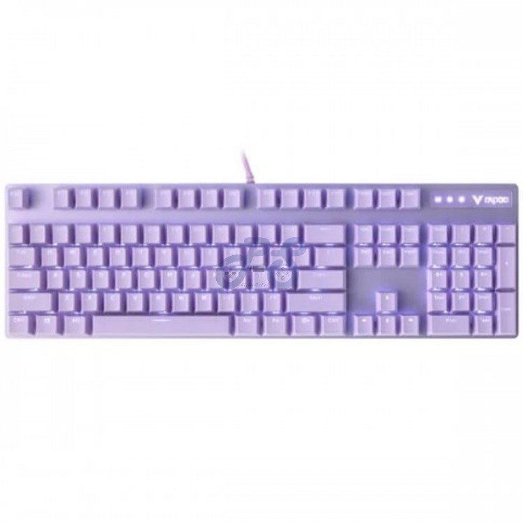 rapoo v500 pro mechanical gaming keyboard purple