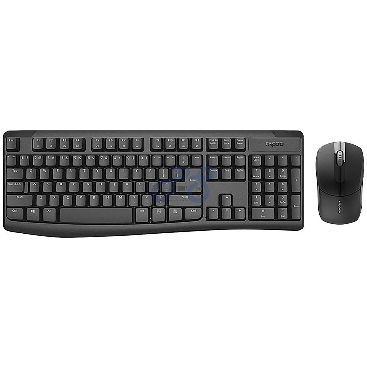 rapoo x1800 pro wireless mouse amp keyboard black