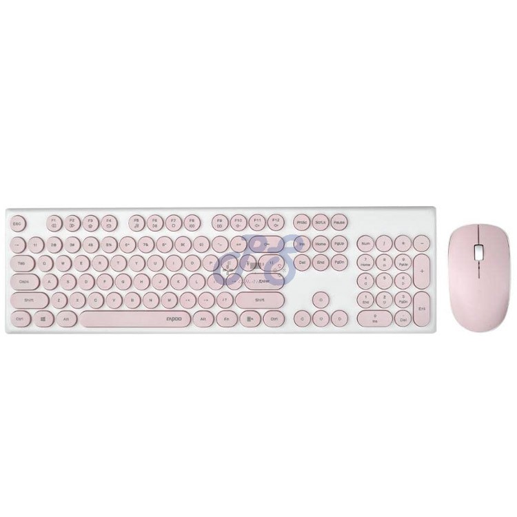 rapoo x260 wireless mouse amp keyboard pink