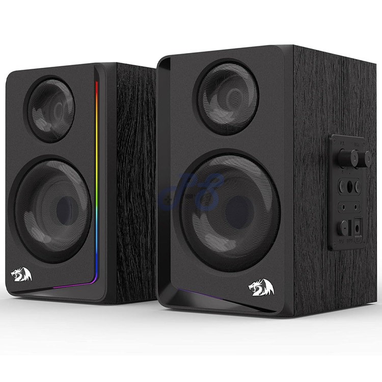 redragon andante bluetooth wooden speakers