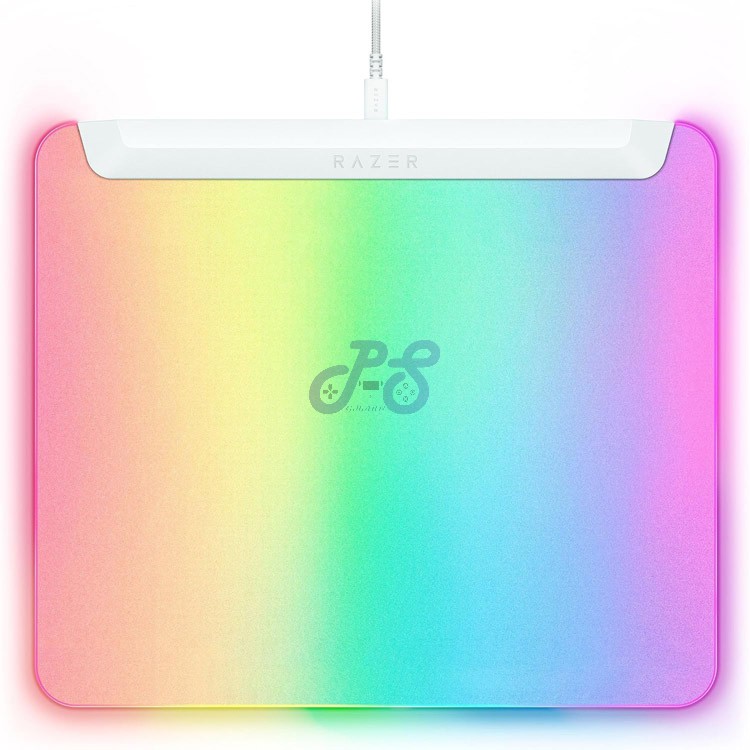 razer firefly v2 pro led backlit gaming mousepad white