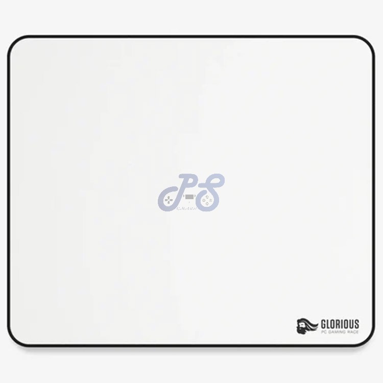 glorious stitched cloth mouse pad large white
