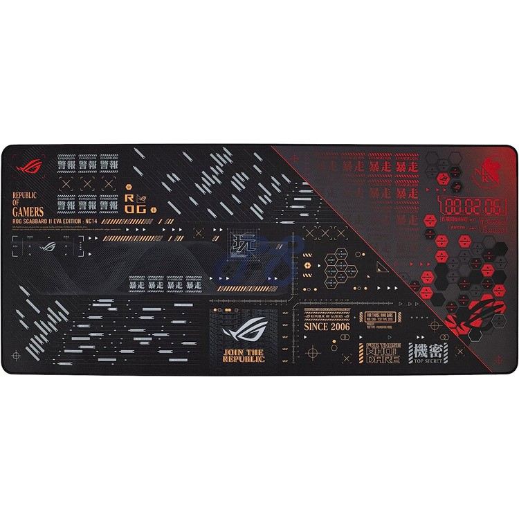 rog scabbard ii gaming mousepad extended eva edition