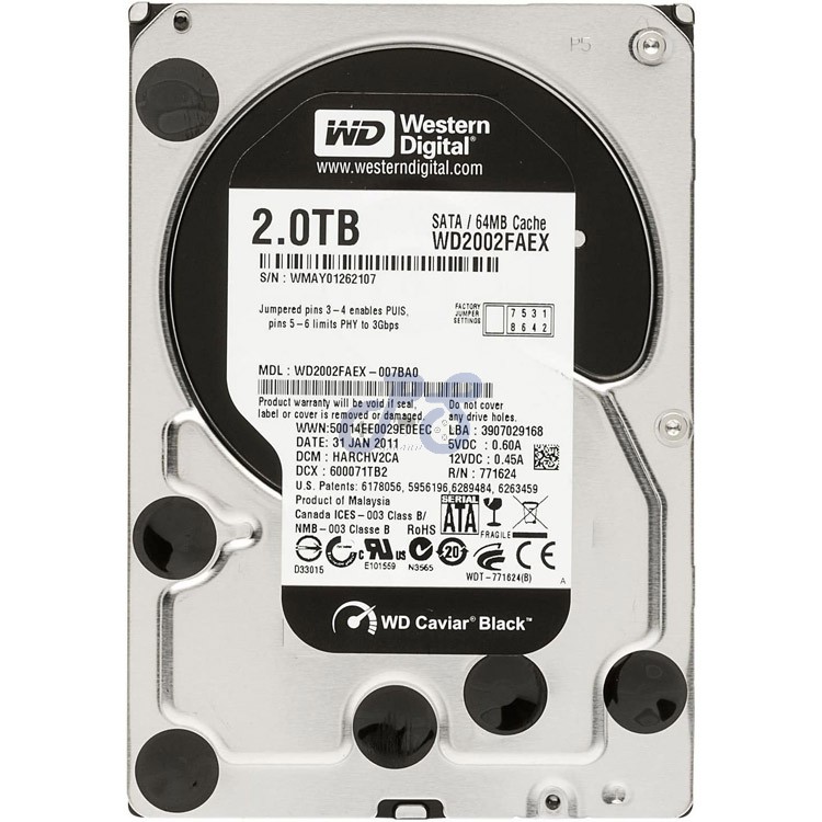 wd caviar black wd2002faex hard drive 2tb