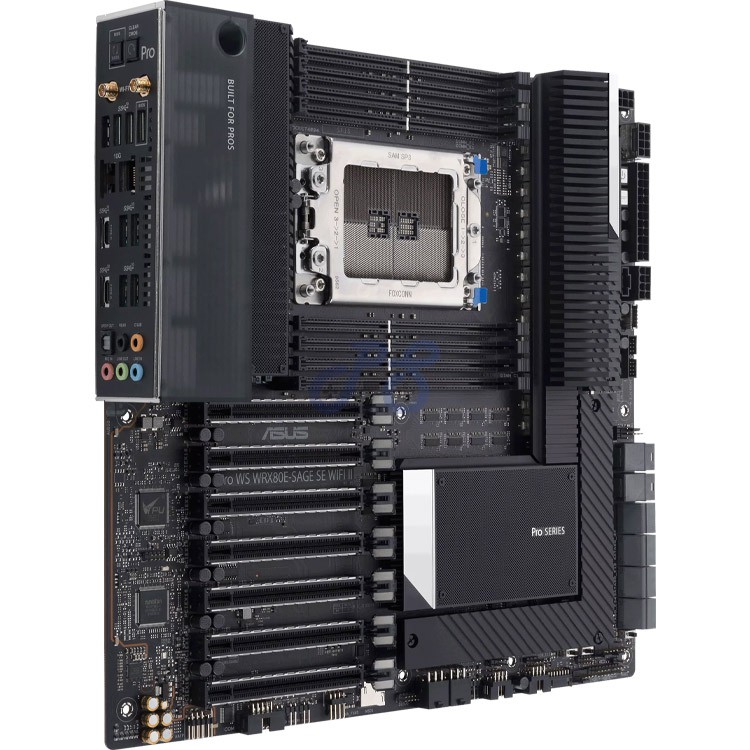 asus pro ws wrx80esage se wifi ii atx workstation motherboard amd chipset