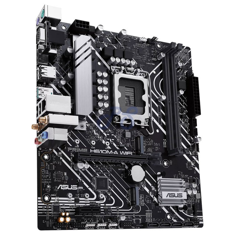 asus prime h610ma wifi matx motherboard intel chipset
