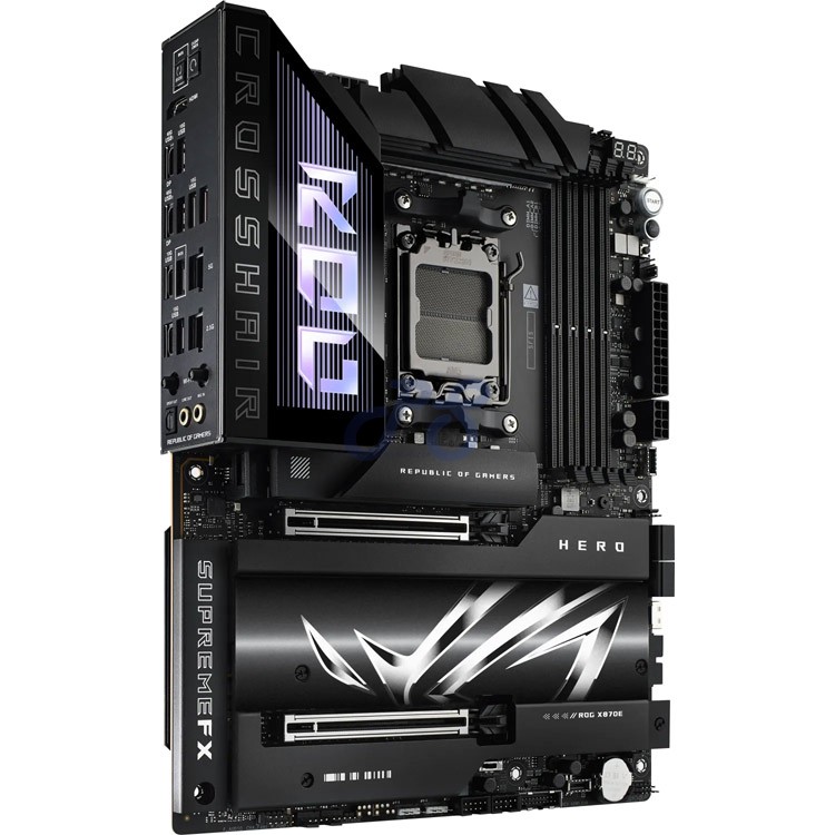 asus rog crosshair x870e hero atx gaming motherboard amd chipset