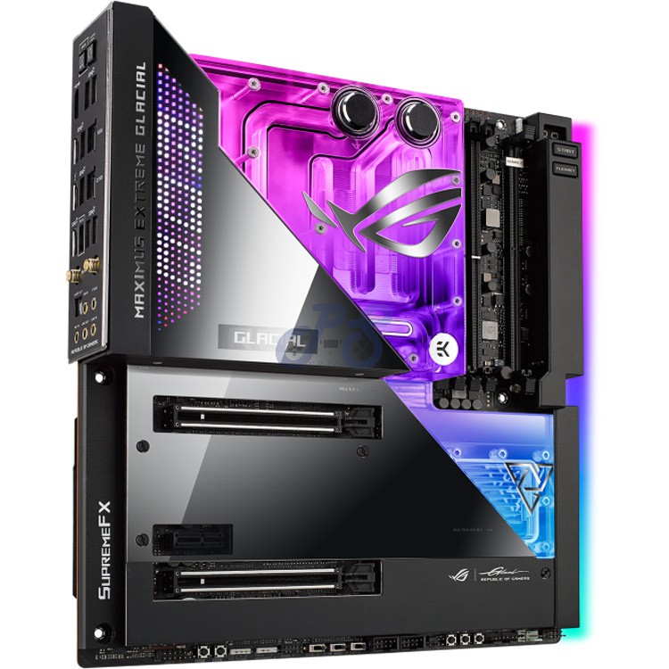 rog maximus z690 extreme glacial eatx gaming motherboard intel chipset