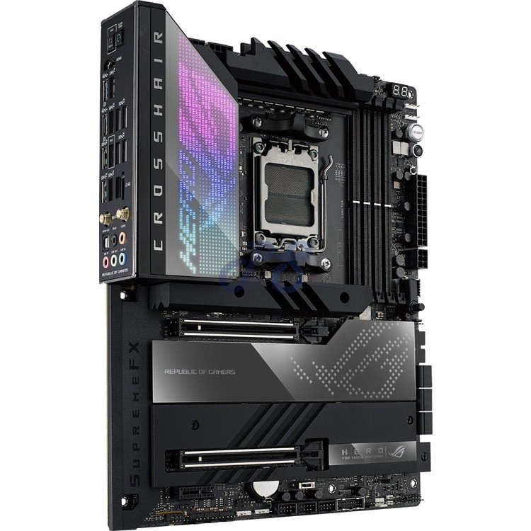 rog crosshair x670e hero ax atx gaming motherboard amd chipset