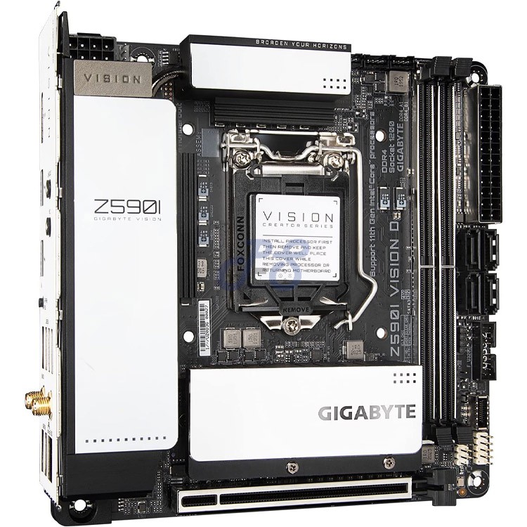 aorus z590i vision d mini itx motherboard intel chipset